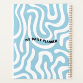 Mijn dagelijkse planner Hoesje met Abstracte golve (Achterkant)