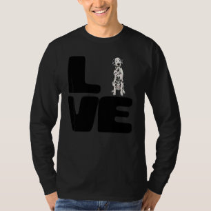Mijn Dalmatische Hond Liefhebben T-shirt