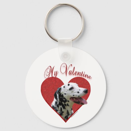 Mijn Dalmatische Valentijn Sleutelhanger (Voorkant)