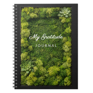 Mijn Dankbaarheidsjournaal Groen Mos Esthetisch We Notitieboek