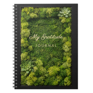 Mijn Dankbaarheidsjournaal Groene Mos Esthetische Notitieboek