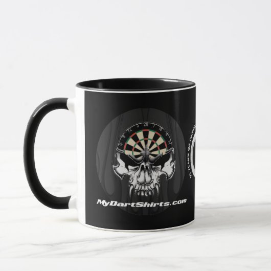 Mijn Dart Shirten 10e Jubileum KoffieMok Mok (Links)