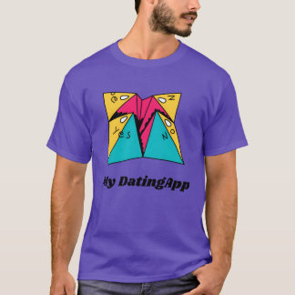 Mijn DatingApp in de 90s 90s stijl T-shirt