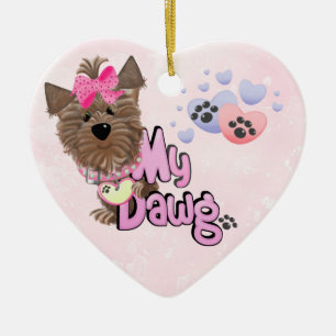 Mijn Dawg Keramisch Ornament