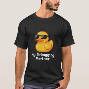 Mijn Debugpartner Rubber Eend Pixel Art T-shirt