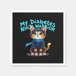 Mijn diabetes Ninja Warrior staan sterk Servet