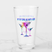 Mijn dieet eindigt op Happy Hour #Drink #Pint #Hig Glas (Achterkant)