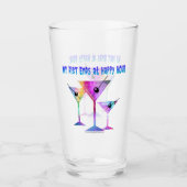 Mijn dieet eindigt op Happy Hour #Drink #Pint #Hig Glas (Voorkant)