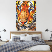 Mijn digitale kunstborstel canvas afdruk (Insitu (Slaapkamer))