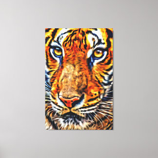 Mijn digitale kunstborstel canvas afdruk