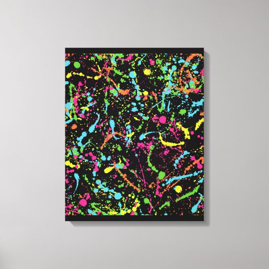 Mijn digitale kunstborstel canvas afdruk (Voorkant)