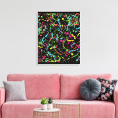 Mijn digitale kunstborstel canvas afdruk (Insitu (Woonkamer))