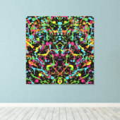 Mijn digitale kunstborstel canvas afdruk (Insitu (Houten vloer))