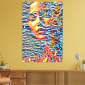 Mijn digitale kunstborstel canvas afdruk (Insitu (Woonkamer))