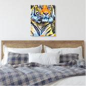 Mijn digitale kunstborstel canvas afdruk (Insitu (Slaapkamer))