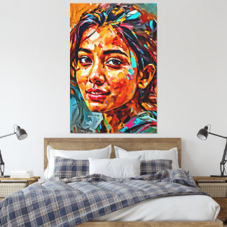Mijn digitale kunstborstel canvas afdruk