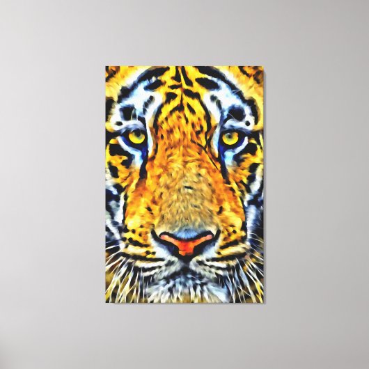 Mijn digitale kunstborstel canvas afdruk (Voorkant)