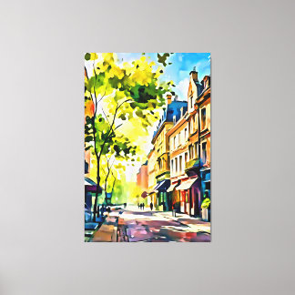 Mijn digitale kunstborstel canvas afdruk
