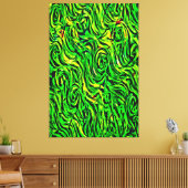 Mijn digitale kunstborstel canvas afdruk (Insitu (Woonkamer))