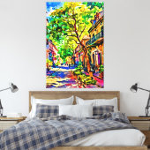Mijn digitale kunstborstel canvas afdruk (Insitu (Slaapkamer))
