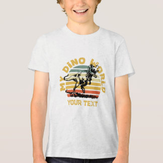Mijn Dino World Jeugd Tri-Blend Shirt
