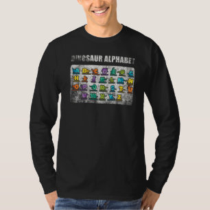 Mijn Dinosaur Kinder Alphabet Dino Fossil Abc 1 T-shirt