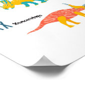 Mijn Dinosaurus Alfabet Poster (Hoek)