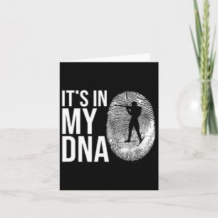 Mijn Dna Biatlon Vingerafdruk Skiën Slogan Schiete Kaart