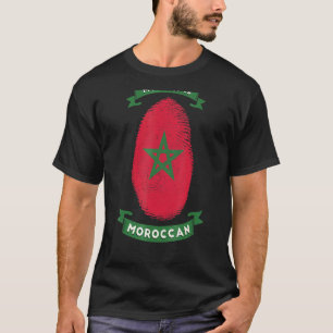 Mijn DNA is Marokkaans vlaggenvarend land T-shirt