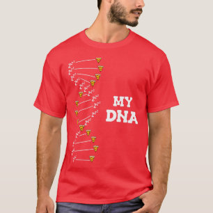 Mijn DNA is Pizza en Sleep 10462413 T-shirt