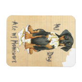 Mijn Doberman Ate Mijn Homework Magneet (Horizontaal)