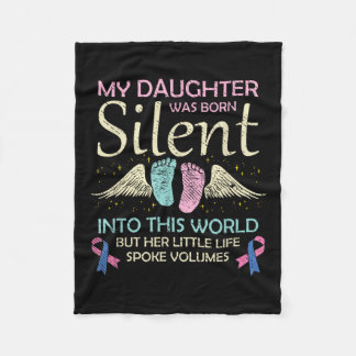 Mijn dochter Born Silent Baby verliest bewustzijn Fleece Deken