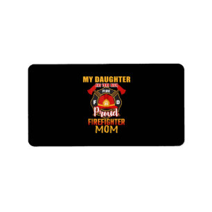 Mijn dochter heeft je achterste brandweerman etiket