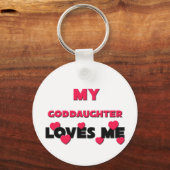 Mijn dochter houdt van mij sleutelhanger (Voorkant)