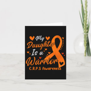 Mijn dochter is een krijger Crps-bewustzijnsmaand Kaart