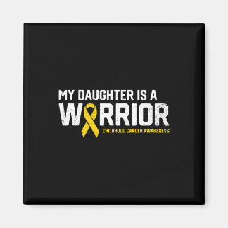 Mijn dochter is een Warrior Childhood Cancer Aware Magneet