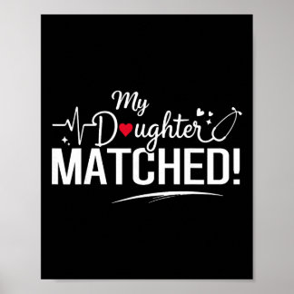 Mijn dochter is gekoppeld 2026 Residency Match Day Poster