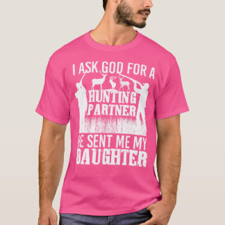Mijn dochter is mijn jachtpartner Deer Hunter T-shirt