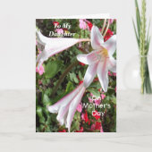 Mijn dochter op Moederdag Kaart (Voorkant)