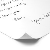 Mijn dochter poster (Hoek)