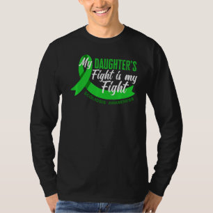 Mijn dochter's gevecht is mijn strijd tegen colios t-shirt