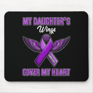 Mijn Dochter's Wings Hoesje Mijn Hart Einde Overdo Muismat