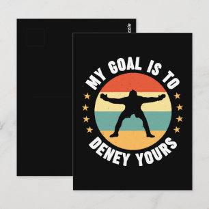 Mijn Doel Is Om Dat Van Jou Te Verhinderen Voetbal Briefkaart