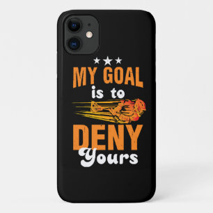 Mijn doel is om die van jou te ontkennen Lacrosse iPhone 11 Hoesje