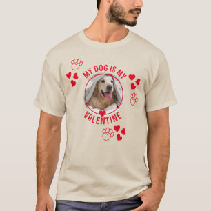MIJN DOG IS MIJN VALENTIJN Foto Unisex T-shirt