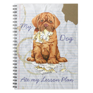 Mijn Dogue de Bordeaux Ate Mijn Lesson Plan Notitieboek