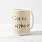 Mijn Dogue de Bordeaux Ate mijn thuiswerk Koffiemok (Voorkant rechts)