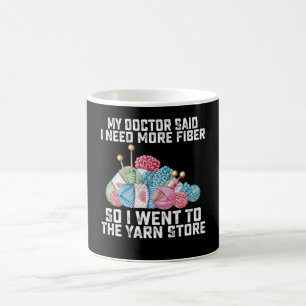 Mijn dokter zei dat ik meer vezels nodig had dus g koffiemok