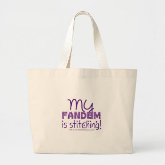 Mijn dom is aan het jagen! grote tote bag
