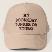 Mijn Doomsday Bunker of Yours Trucker Pet (Voorkant)
